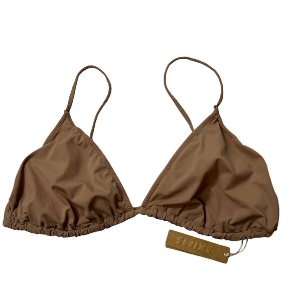 SKIMS Micro Cording String Triangle Bralette Sienna XL - Picture 2 of 11